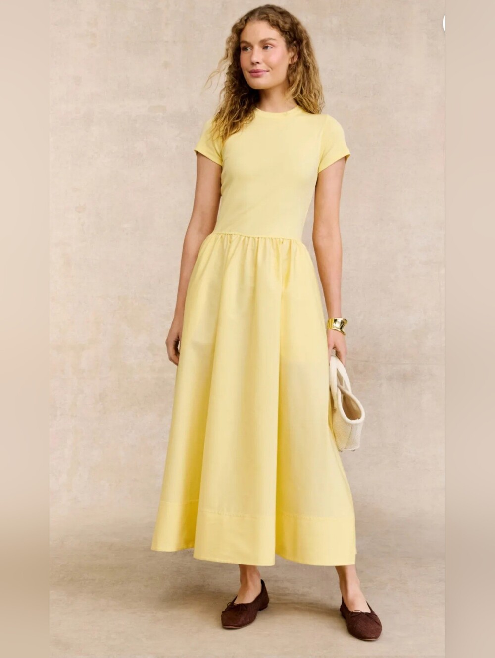 Polo Ralph Lauren Short Sleeve Midi Dress Women Size L